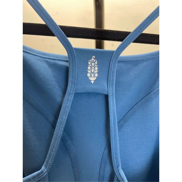 🆕Free People Movement- Onesie Ashford Side to Side Blue Peacock 🦚 - Picture 5 of 7